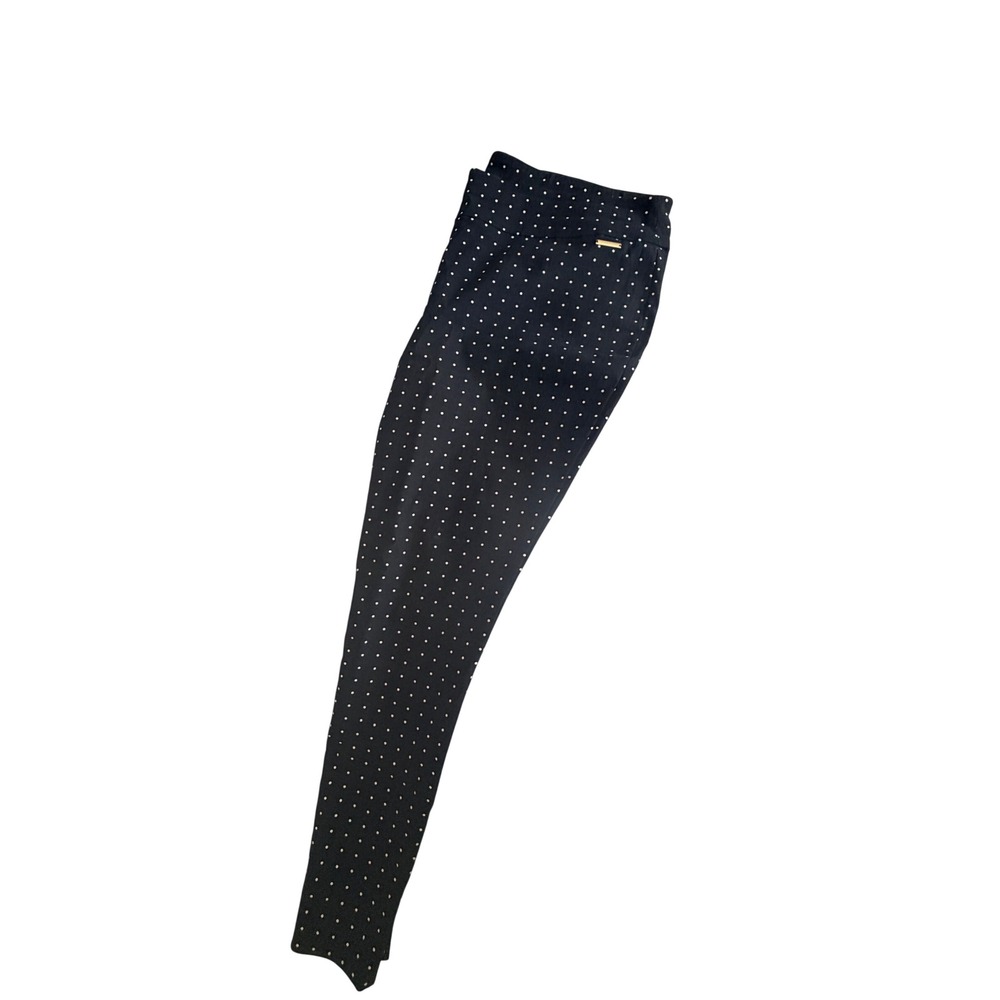 TOZ & ALI Womens Black Polka Dot Pants Size 24